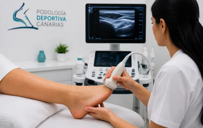 Ecografía musculoesquelética en clínica de podología en Las Palmas de Gran Canaria